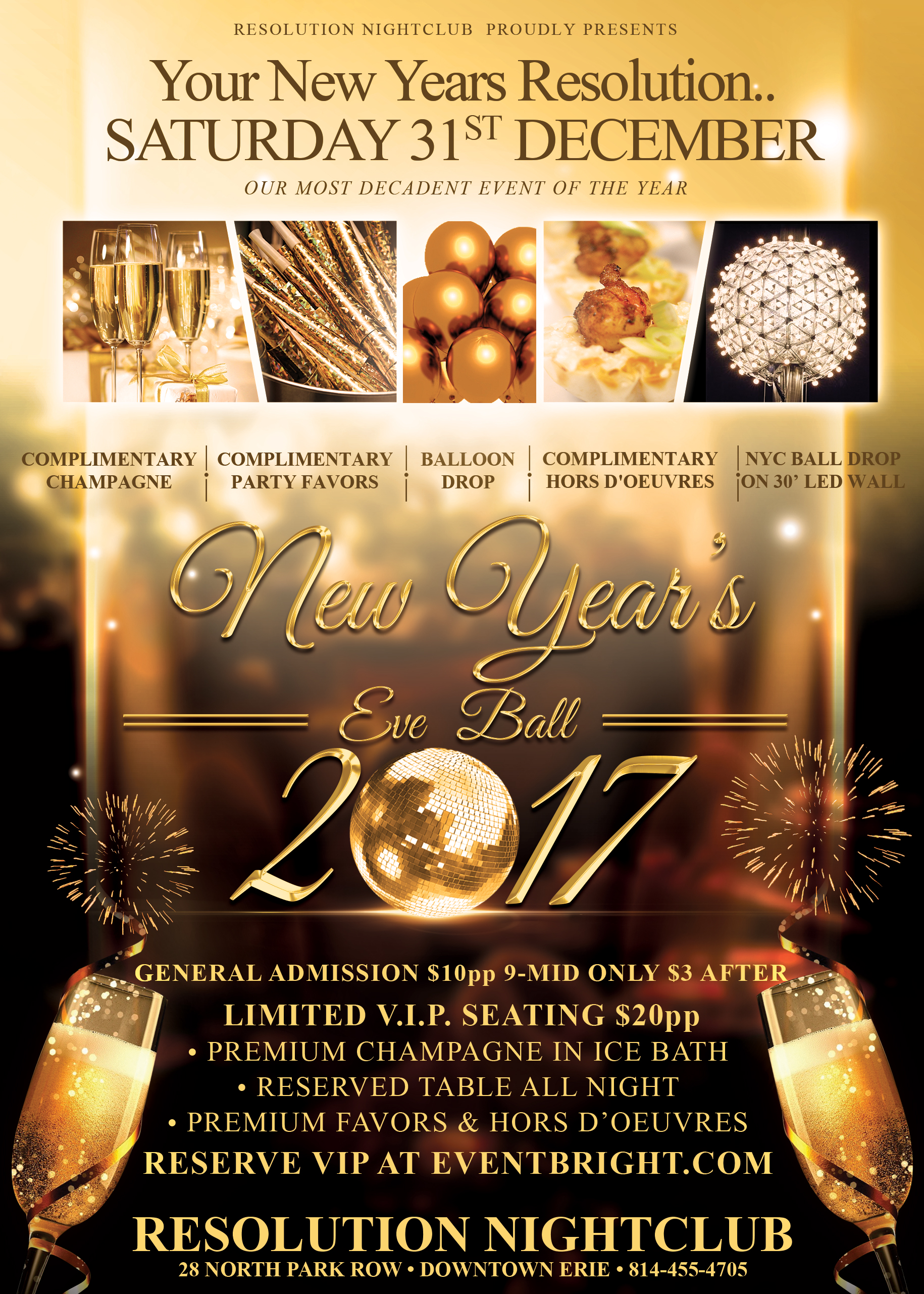 NEW YEARS EVE BALL 2017